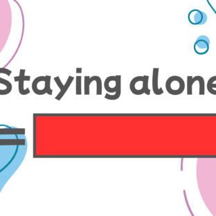 How to say “stay alone and feel sad” in Japanese?