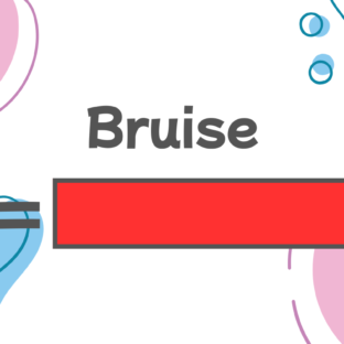 How to say “Bruise” in Japanese?